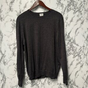 Barrow & Grove Women’s Gray 100% Wool Sweater Size L